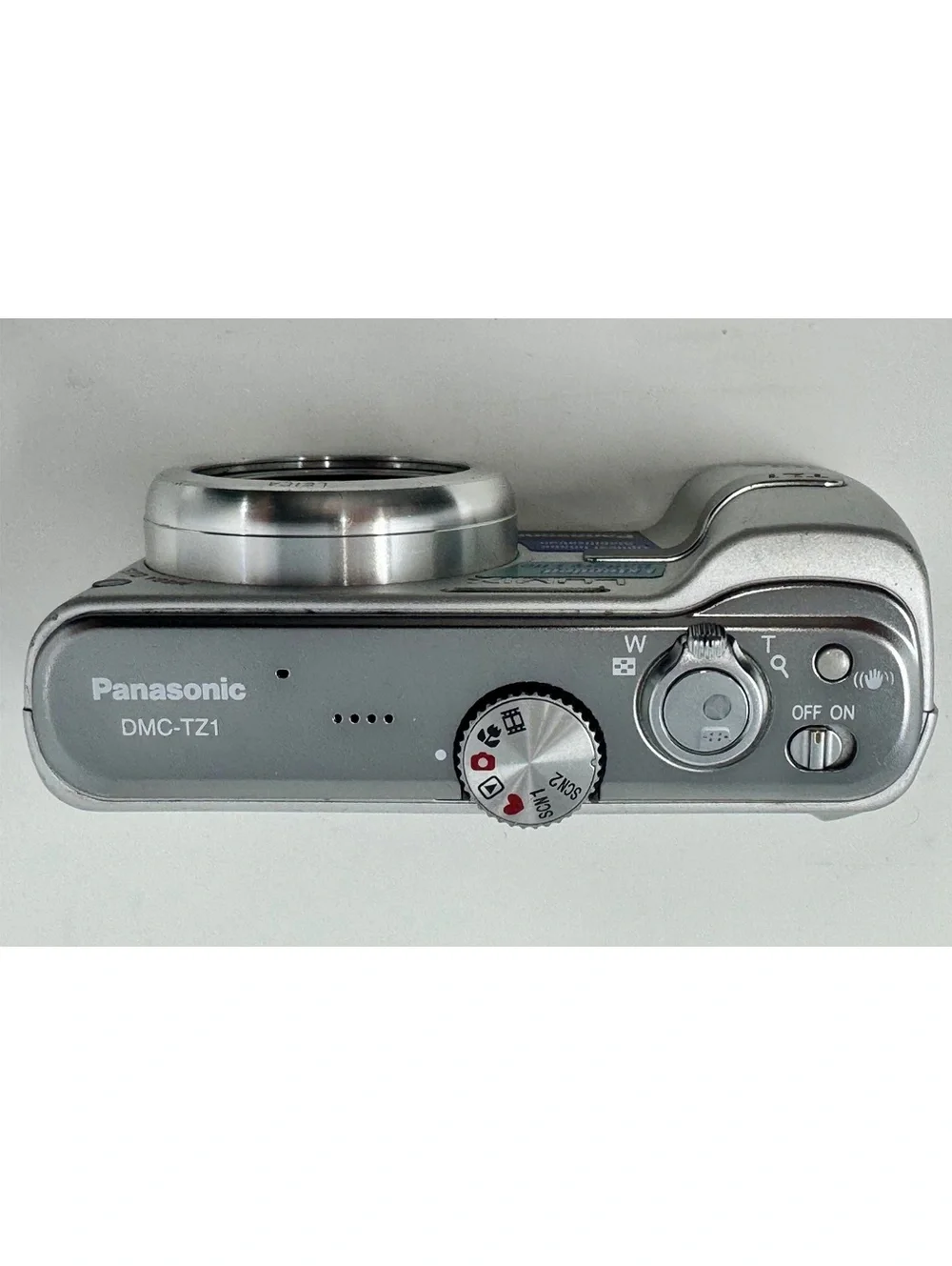 Panasonic Lumix DMC-TZ1 6MP Digital Camera 10x Optical Zoom w/ Box & Battery
